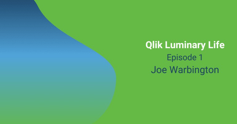 Qlik Luminary Life Joe Warbington Vizlib header